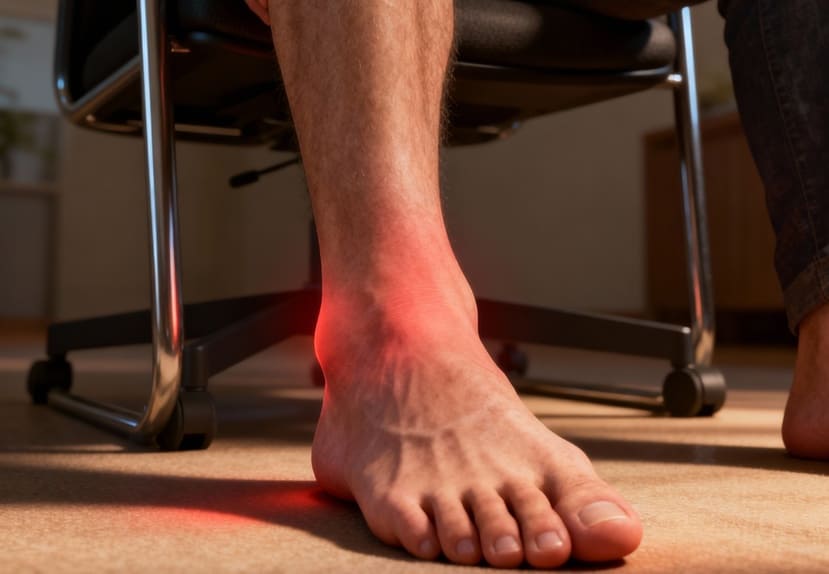 dolore alla parte superiore del piede