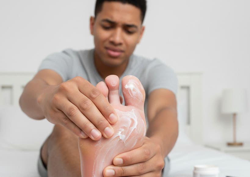 crema per piede d'atleta