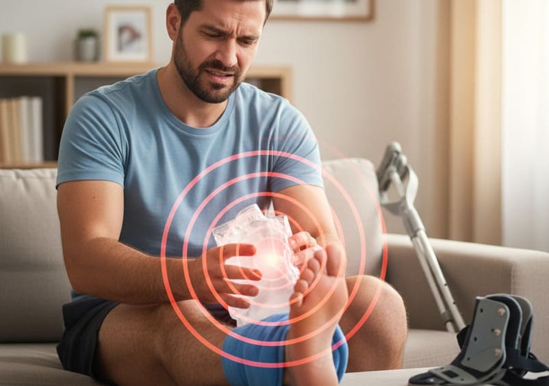 recupero dopo rottura del legamento della caviglia