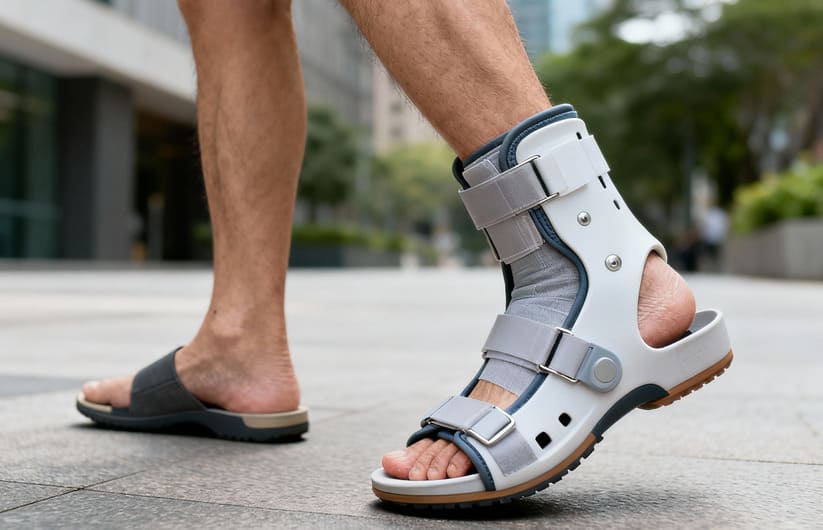 scarpa post operatoria dopo tecnica percutanea per alluce valgo